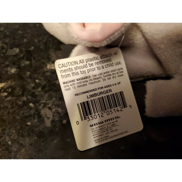 24K BEANIE BOPPERS LIMBURGER The Mouse Plush - Picture 4 of 7